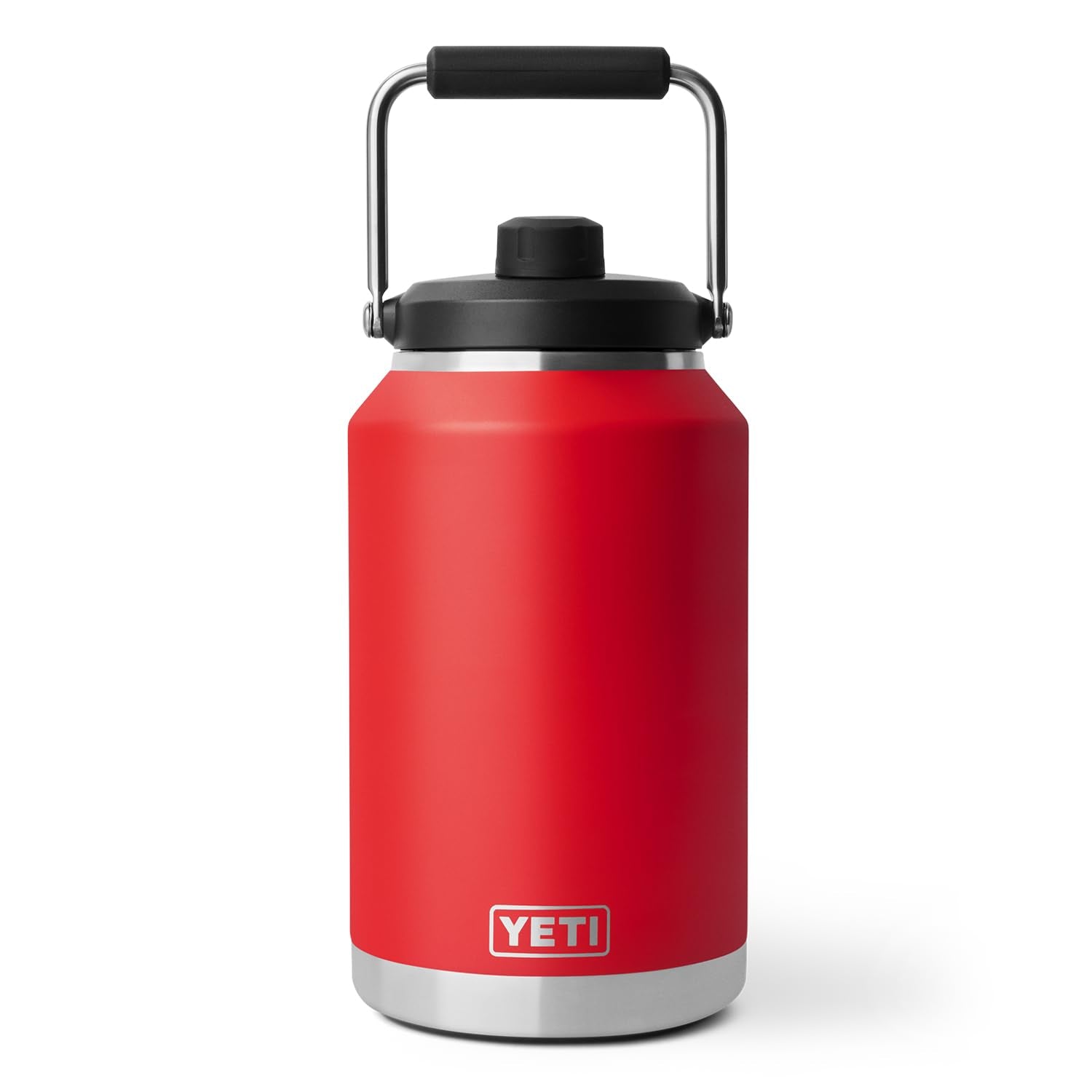 YETI Rambler Gallon Jug 2.0 Rescue Red color highlights bold, durable hydration.