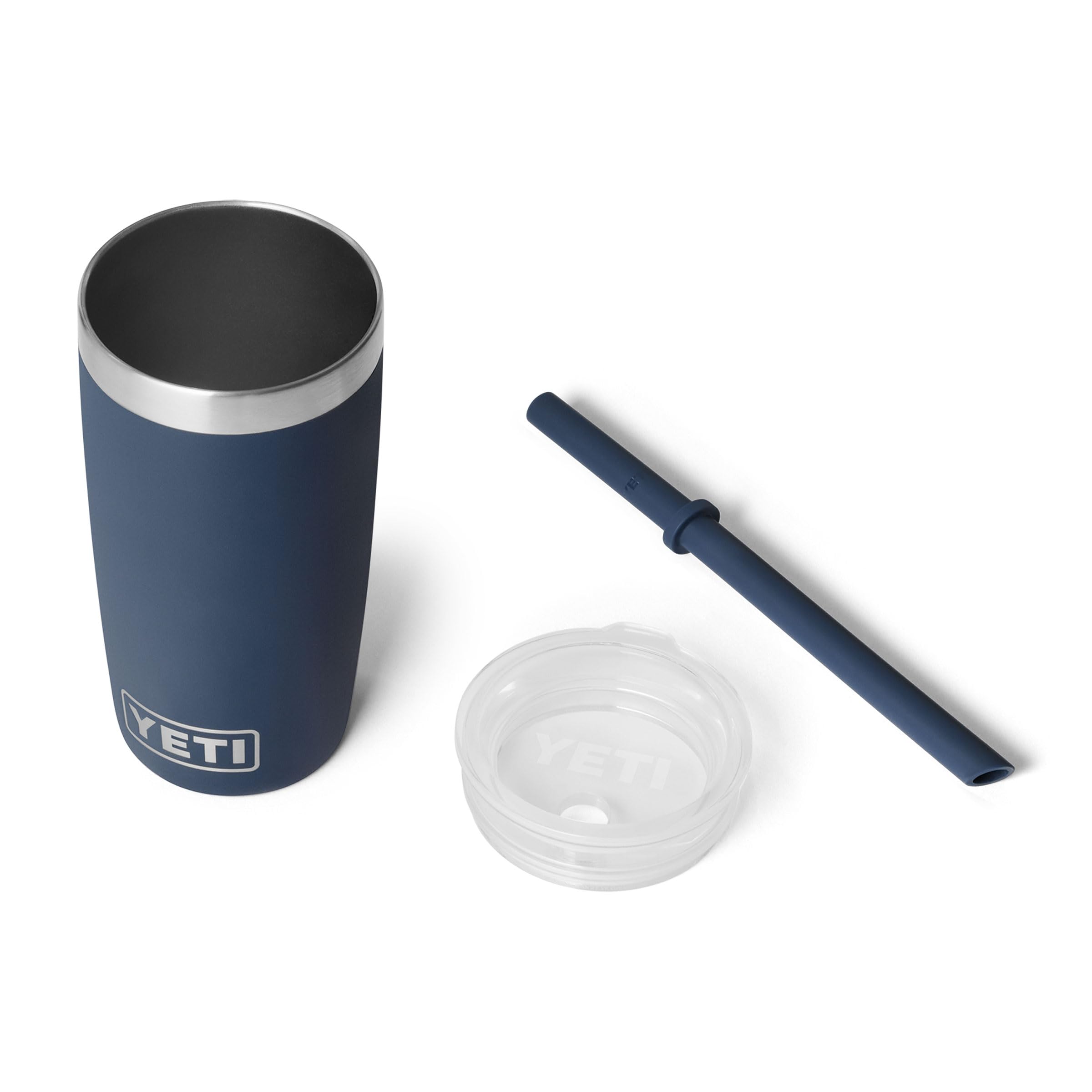 YETI Rambler Jr 18-8 stainless steel body emphasizes puncture resistance and long-lasting use.