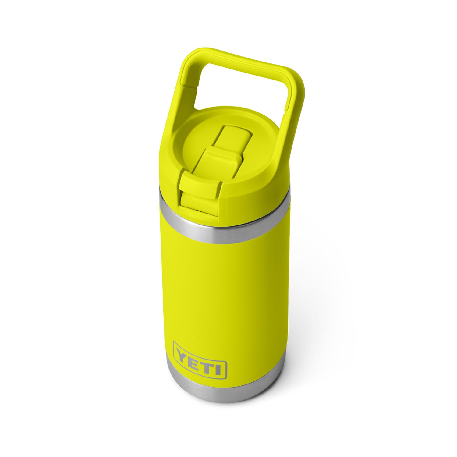 YETI Rambler Jr with Duracoat Firefly Yellow finish
