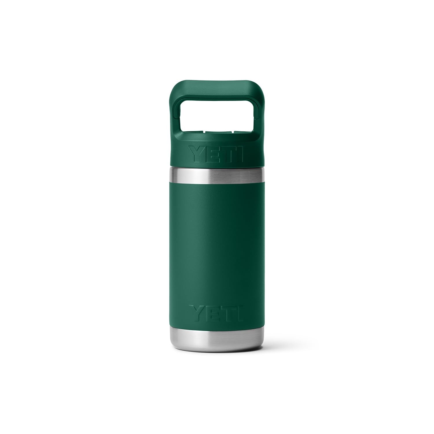 YETI Rambler Jr. straw-cap bottle is great for school, sports, and travel.