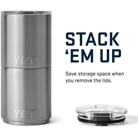 YETI Rambler Lowball durable stainless steel withstands daily wear and travel.