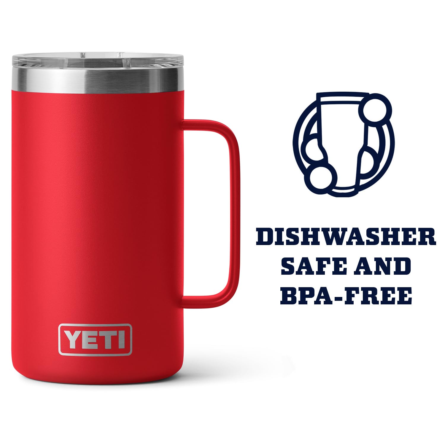 YETI Rambler MagSlider lid with magnetic seal for secure sipping on the move