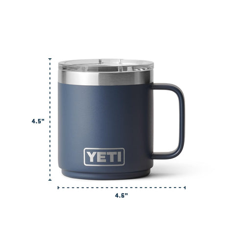 YETI Rambler mug handle provides a comfortable grip