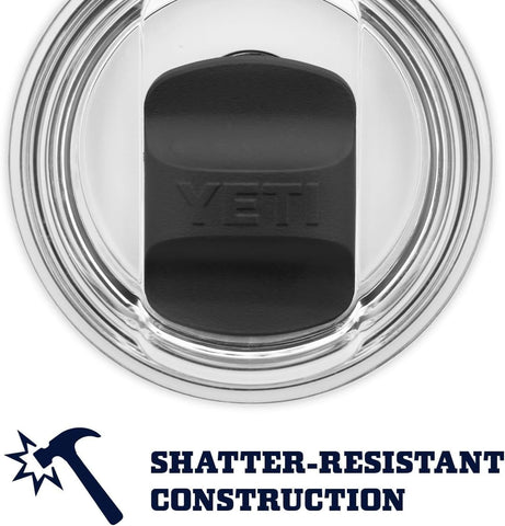 YETI Rambler navy outdoors scene highlighting versatile outdoor use.