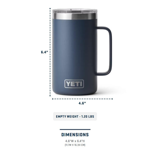 YETI Rambler No Sweat design keeps hands dry during busy days.