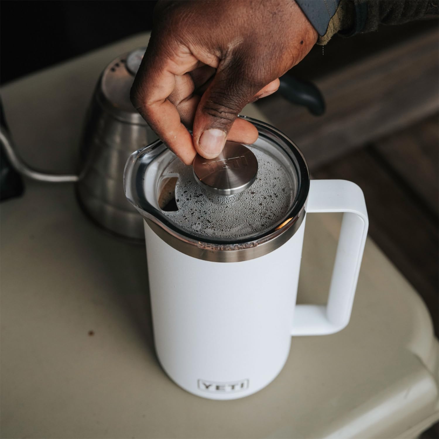 YETI Rambler supports versatile use for home brewing and on-the-go moments.