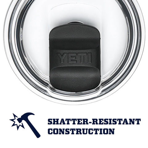 YETI Rambler Rescue Red finish adds bold visibility to your drink