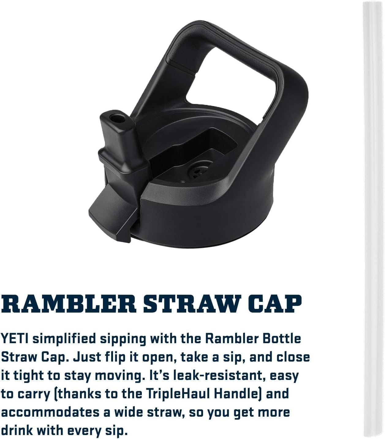 YETI Rambler rugged bottle for commutes, hikes, and kayak sessions.