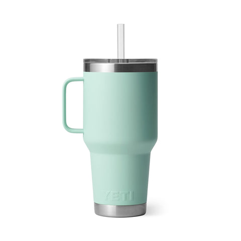 Seafoam YETI Rambler combines rugged build with daily practicality.
