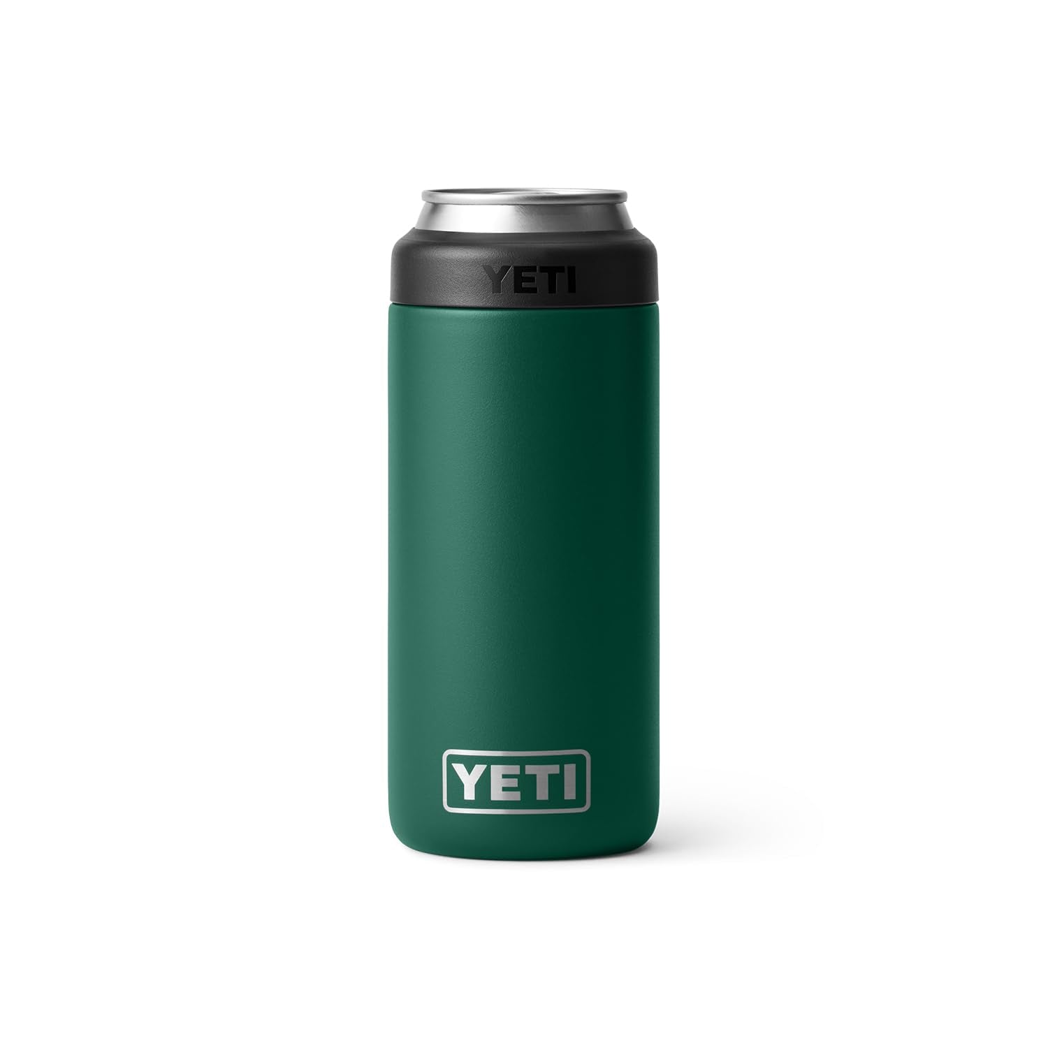 YETI Rambler Slim Colster showing double-wall vacuum insulation for extended chill