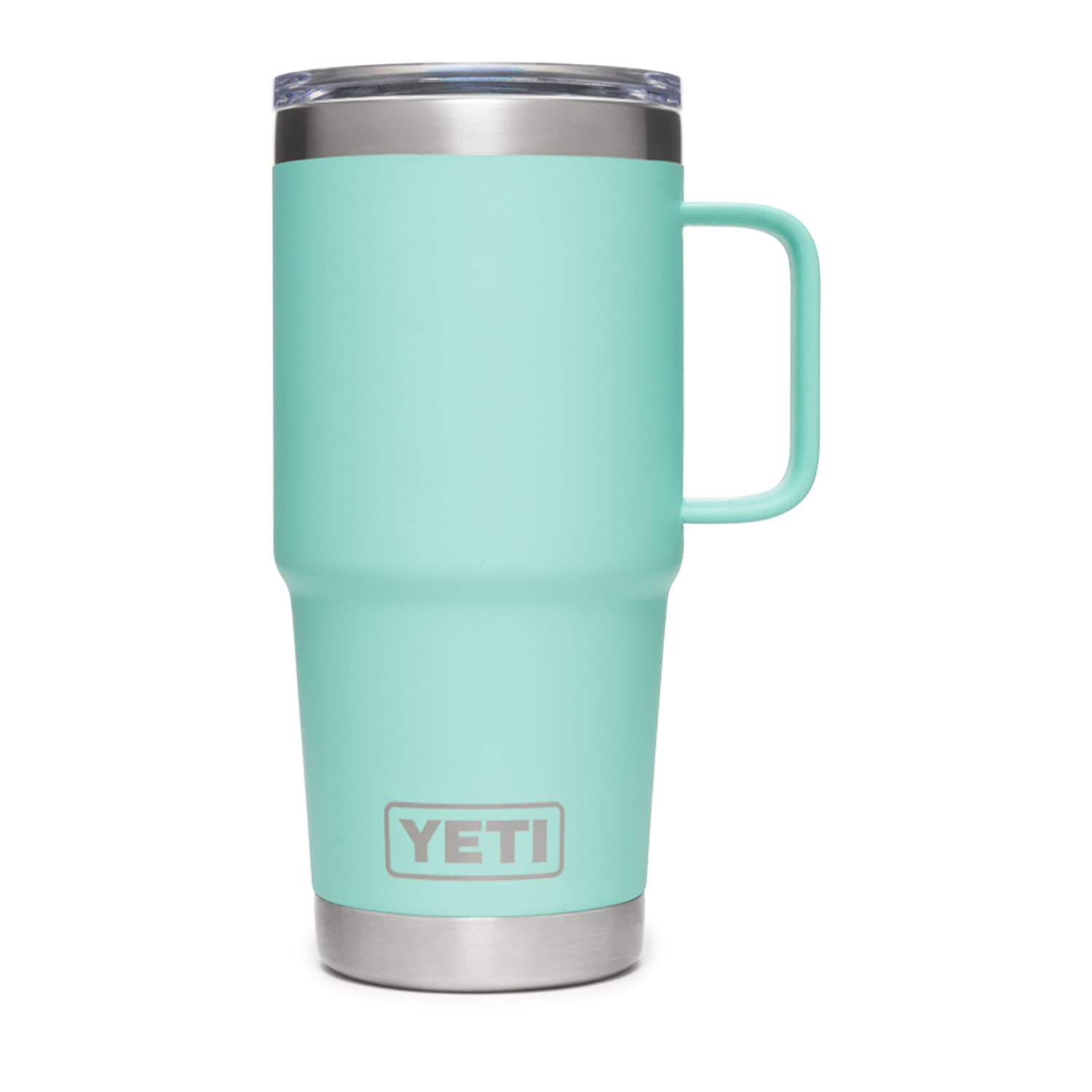 YETI Rambler stainless steel close-up emphasizes dent-resistant durability
