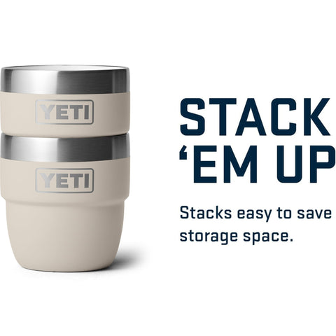 YETI Rambler stainless steel shell with vacuum insulation for temperature retention