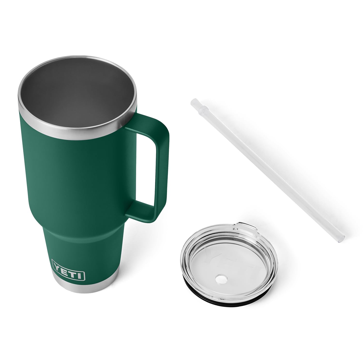 Straw lid is durable and BPA-free for secure sipping