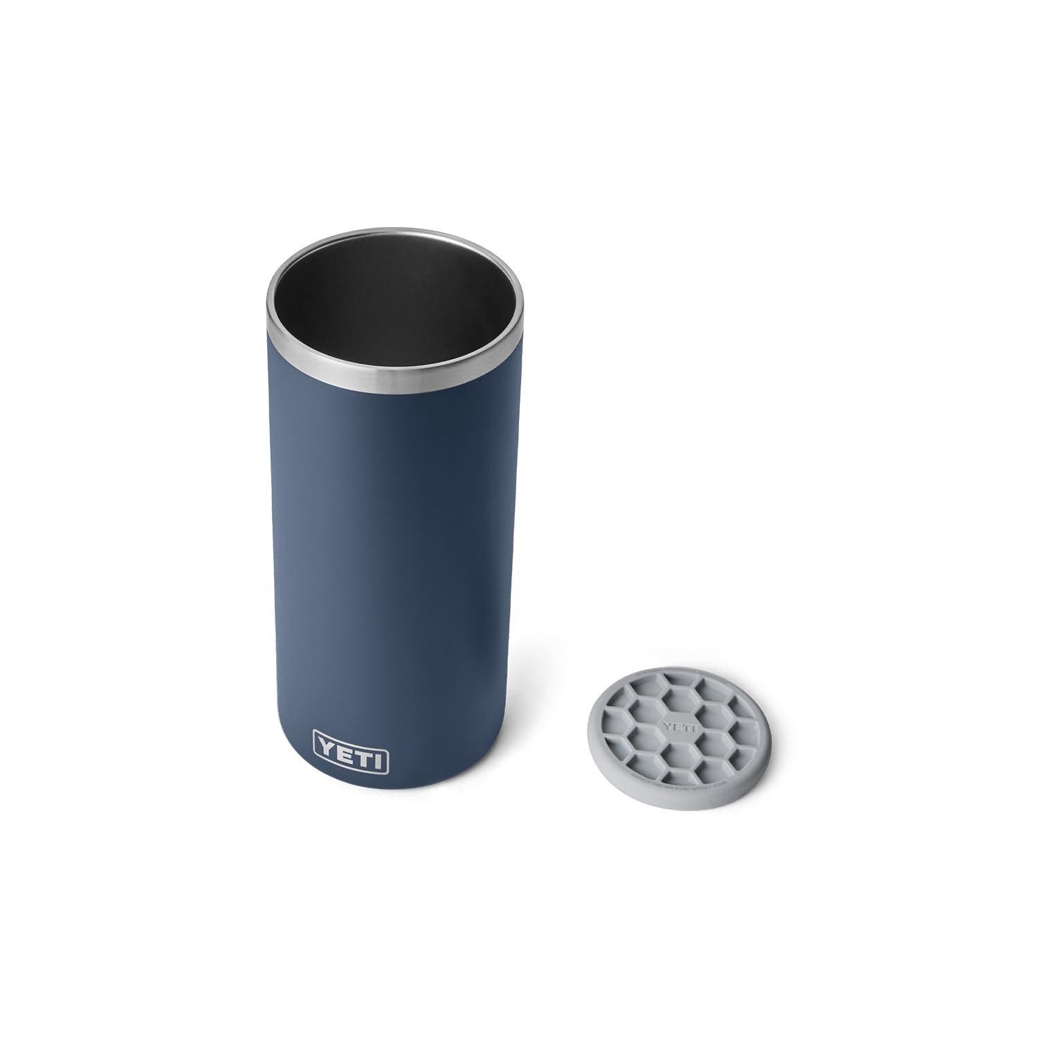 YETI Rambler Wine Chiller bearfoot-ring prevents slips for steady service.