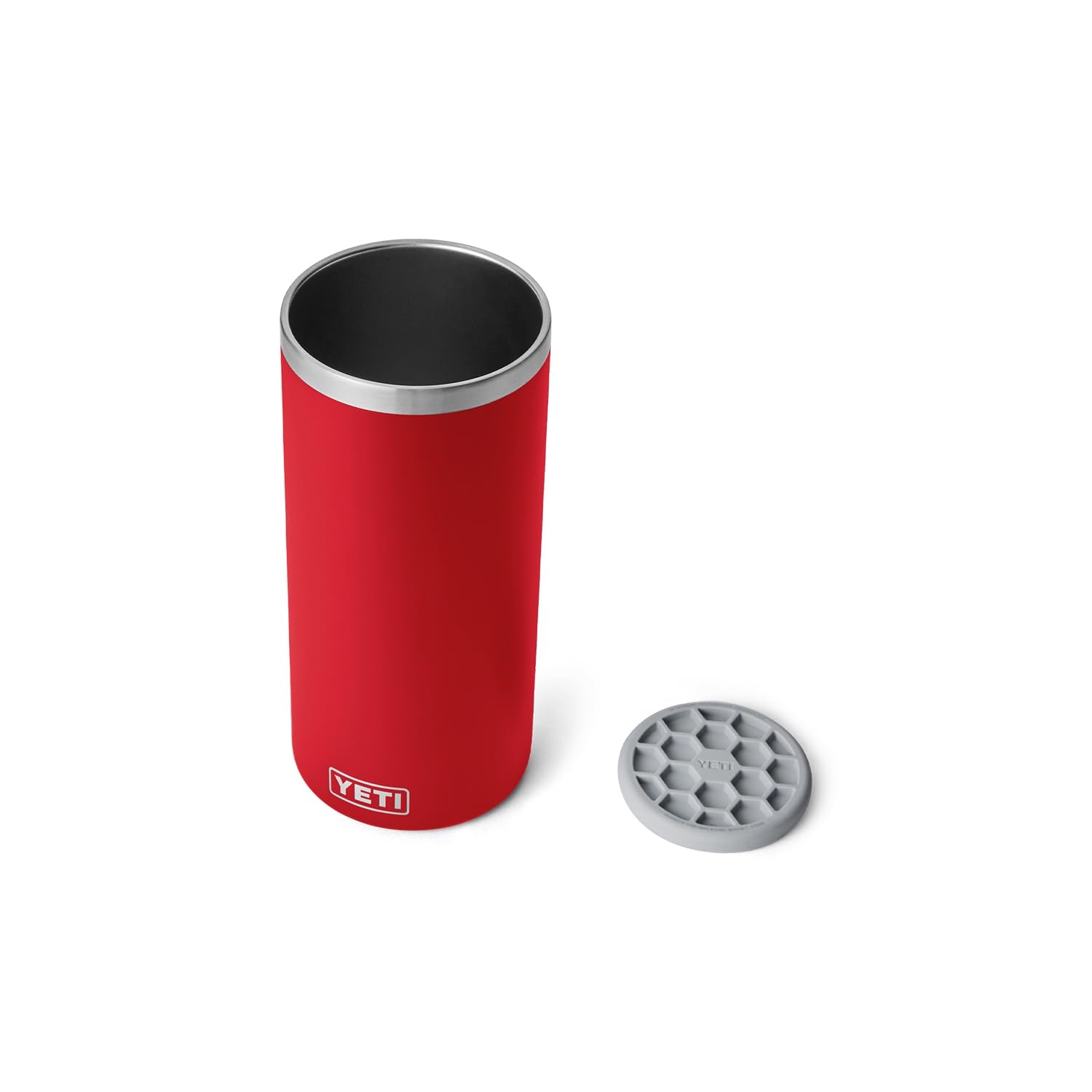 YETI Rambler Wine Chiller silicone-pad protects the bottle with silent support.