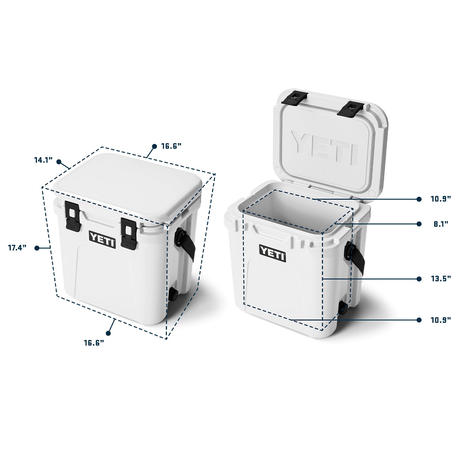 YETI Roadie 24 2.0 drain plug enables quick drainage