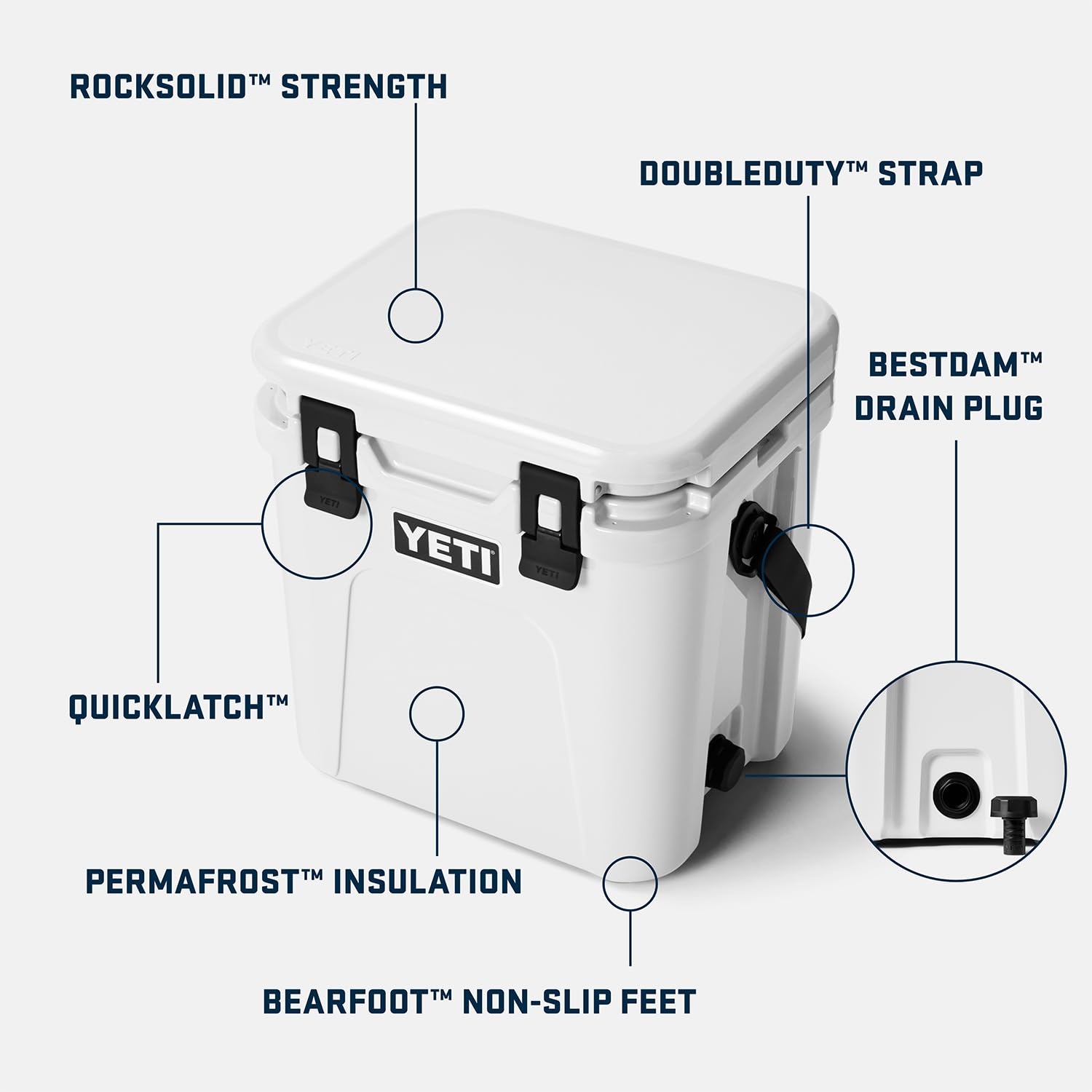 YETI Roadie 24 2.0 lid open reveals easy beverage access