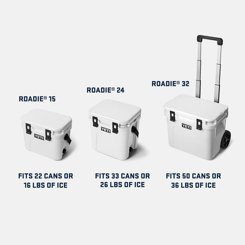 YETI Roadie 24 2.0 lipgrip handles keep grip out of the way during transport
