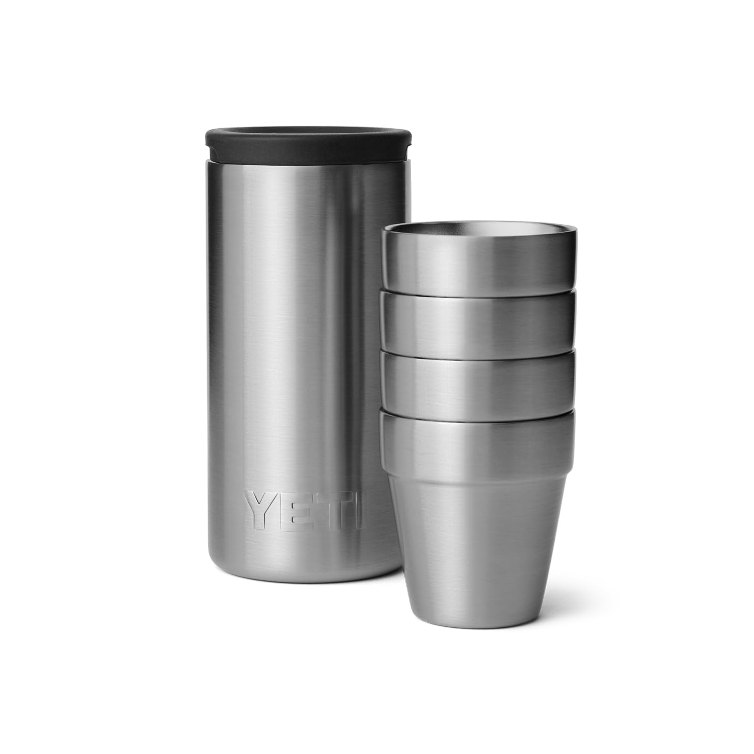 YETI shot glasses dishwasher-safe for simple cleanup.