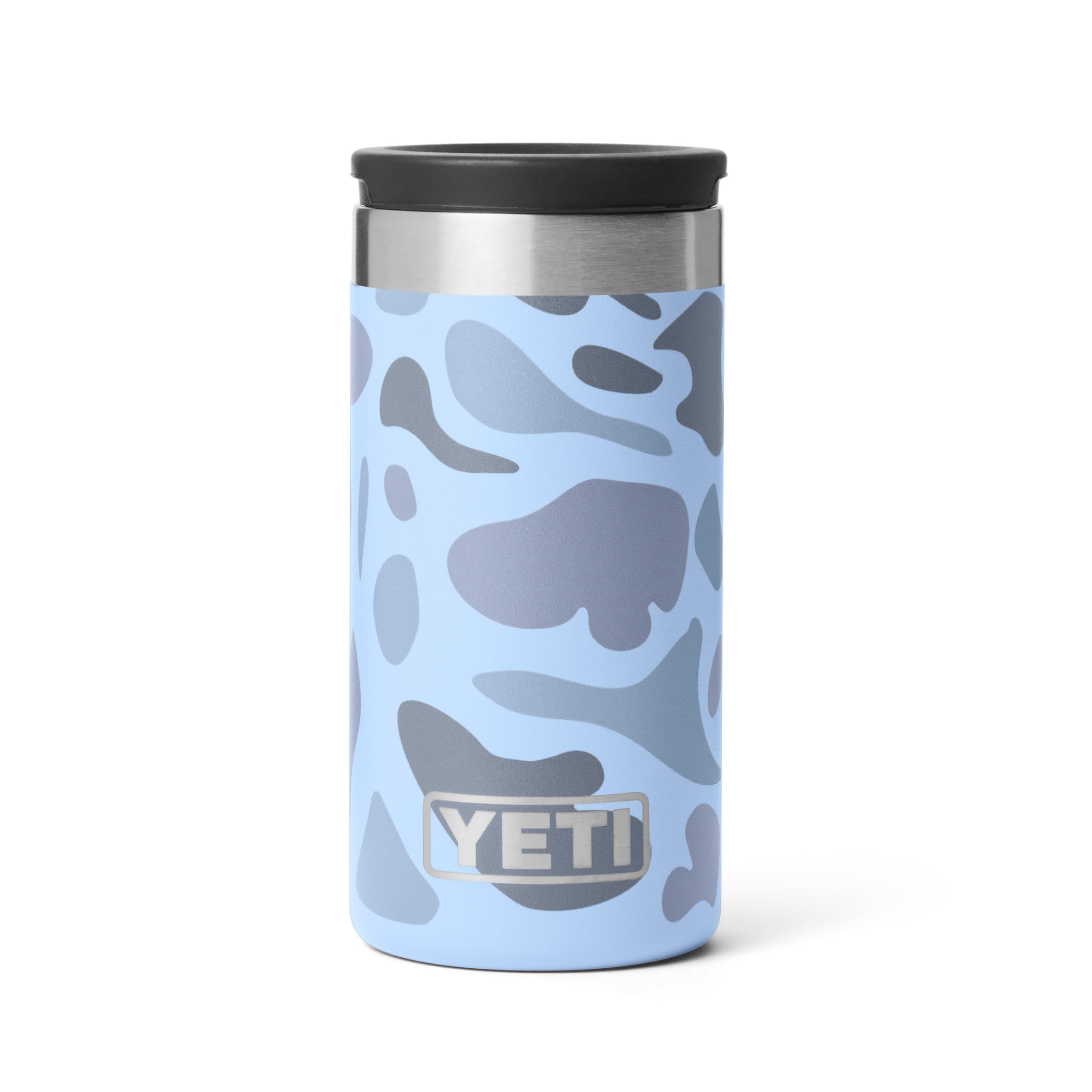 YETI blue camo shot glasses designed for outdoor life and bold style