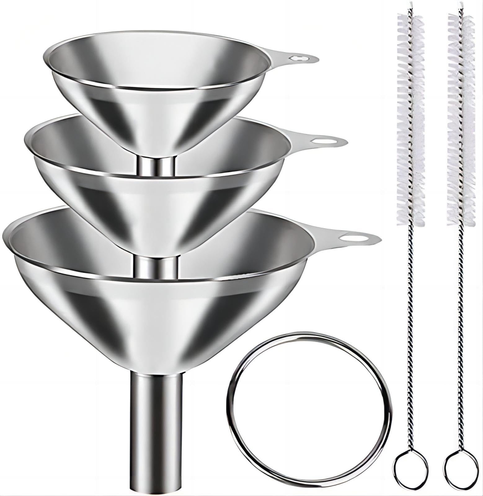 YEVIOR 3-in-1 large-mouth funnel for spill-free oil transfers.