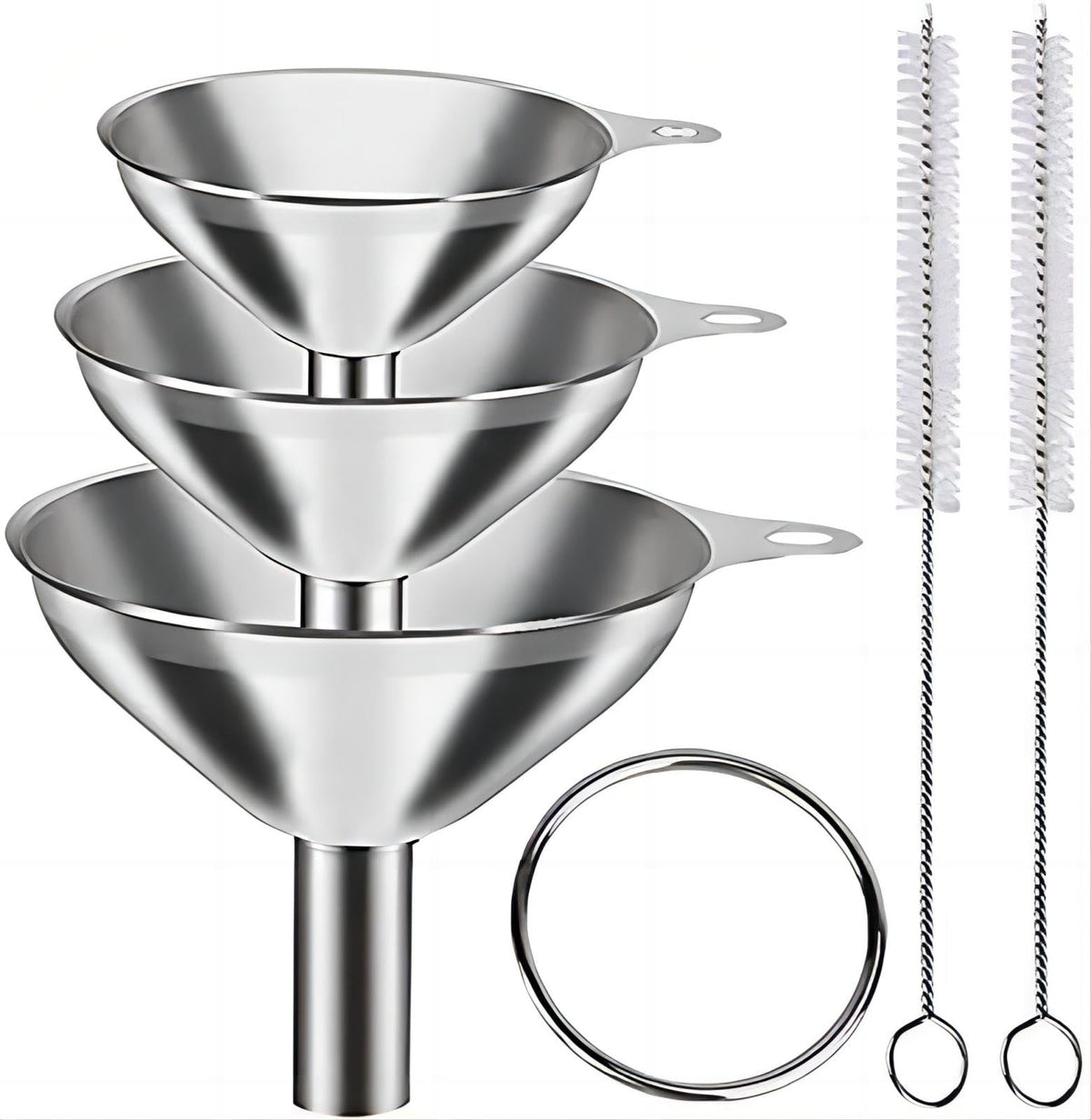 YEVIOR 3-in-1 large-mouth funnel for spill-free oil transfers.