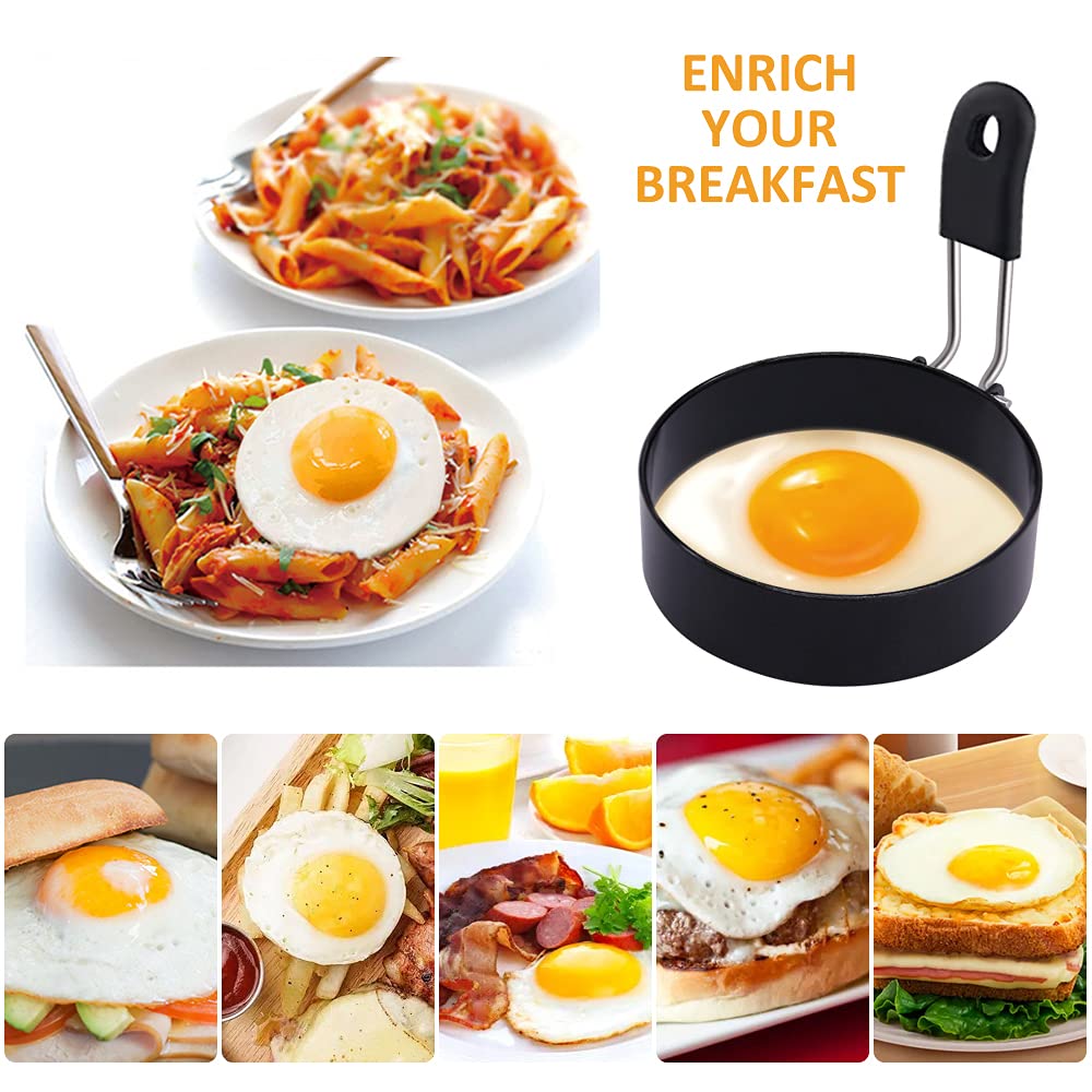 YEVIOR egg rings are dishwasher-safe for quick cleanup