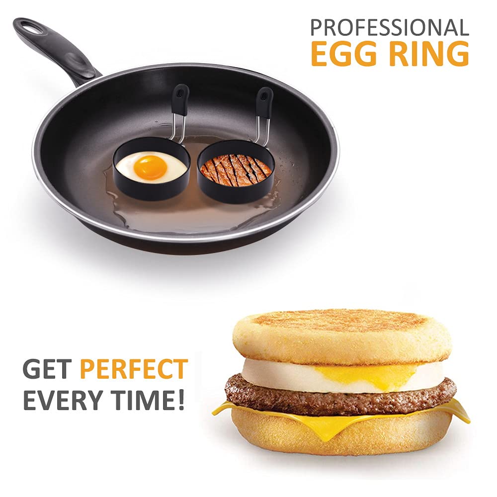 YEVIOR egg rings multi-use mold for pancakes and desserts