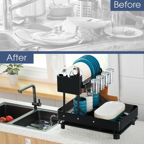 YEYPOP large-capacity rack suits a 3–4 person household.