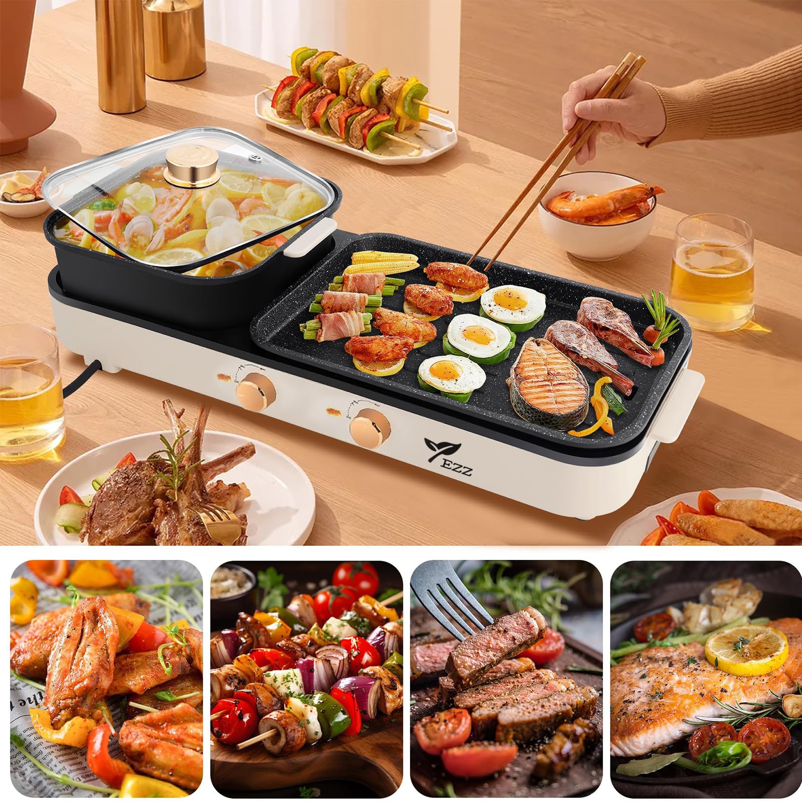 YEZZZZ ideal host gift for gatherings thanks to fast heating and safety