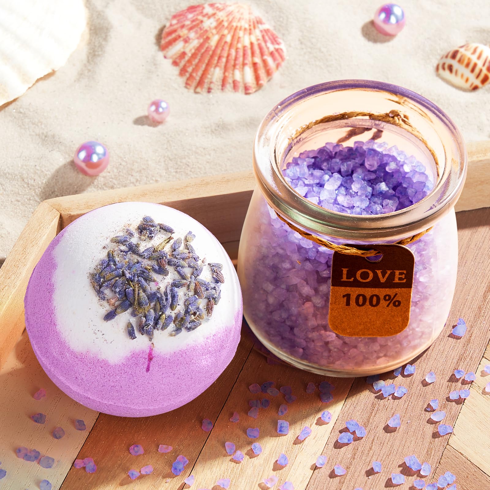 YFONG floral scented soap complements the gift set with fragrance.