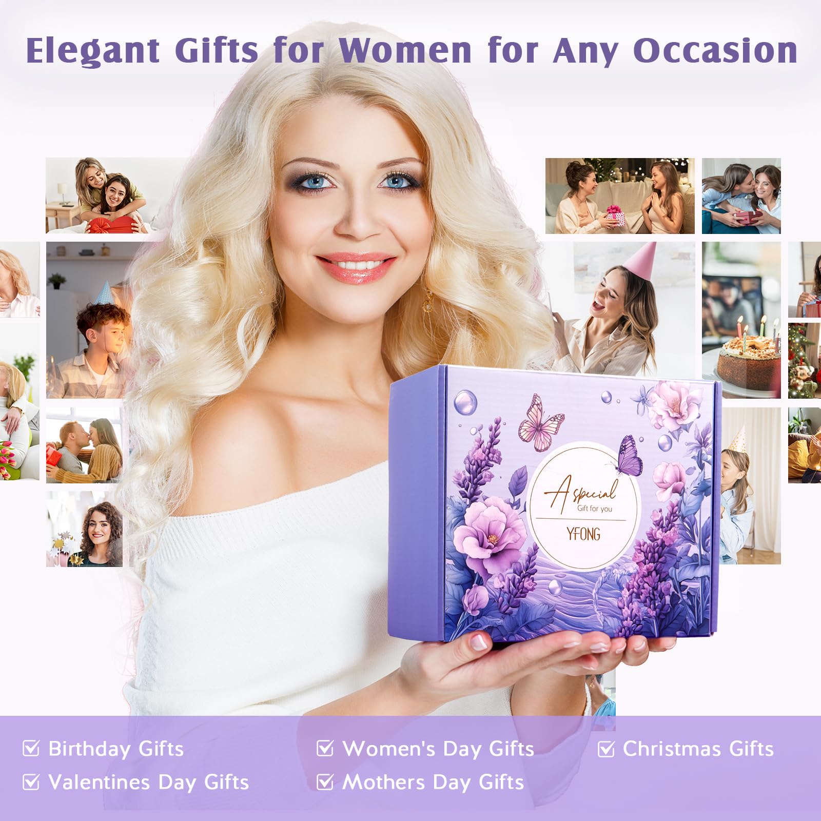 YFONG handmade soap included for a gentle cleansing experience.