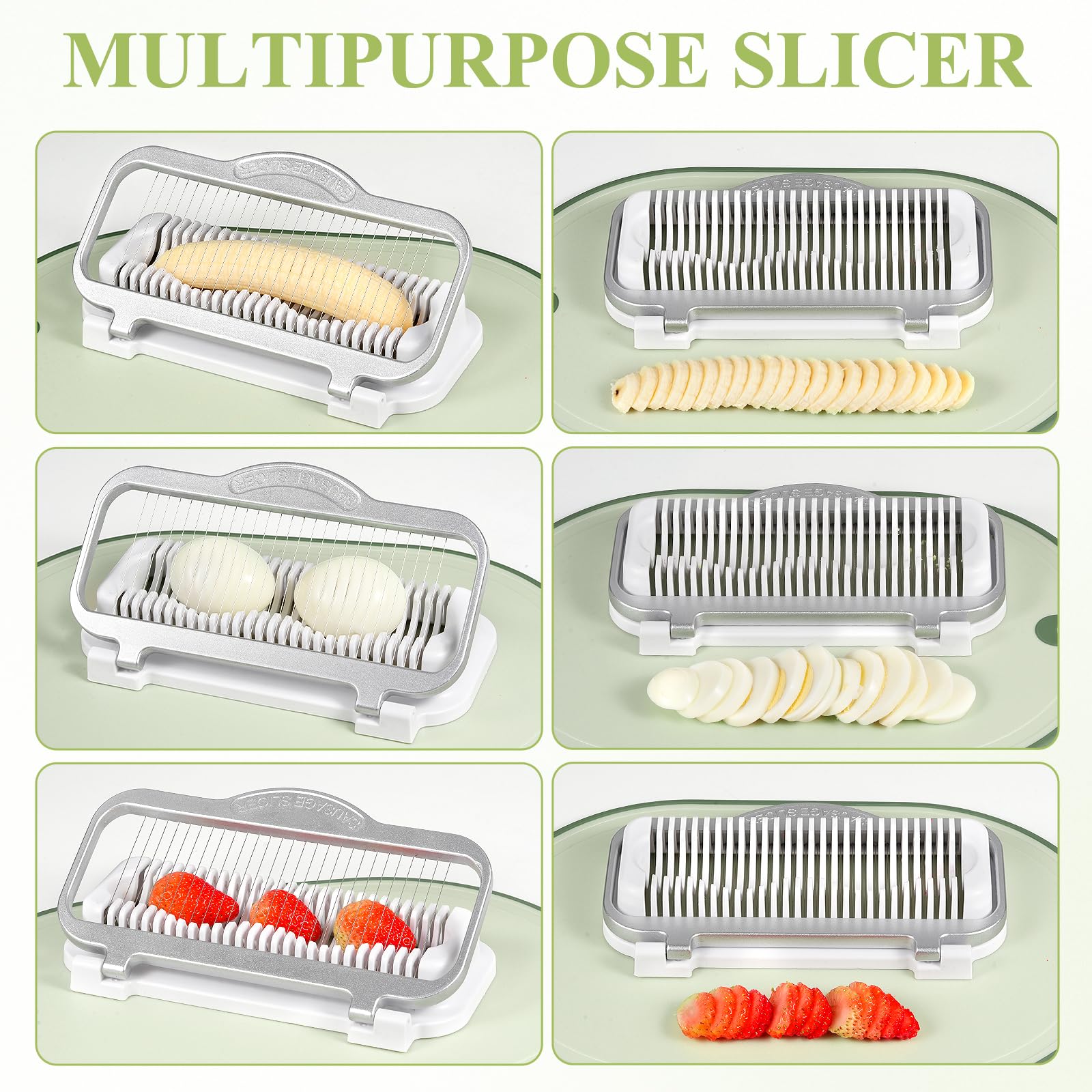 YFYTL Banana Slicer makes quick banana portions for breakfast bowls.