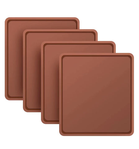 YGKATING silicone dehydrator mats with raised edge prevent spills during dehydration.