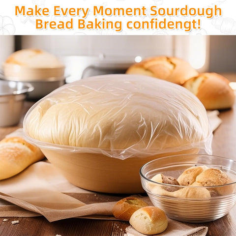 Yhalyea large bread proofing cover keeps sourdough tidy while rising