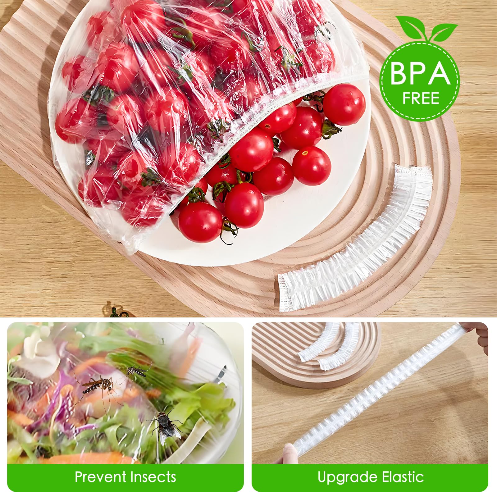 Yhalyea outdoor picnic-ready bowl covers protect food from dust.