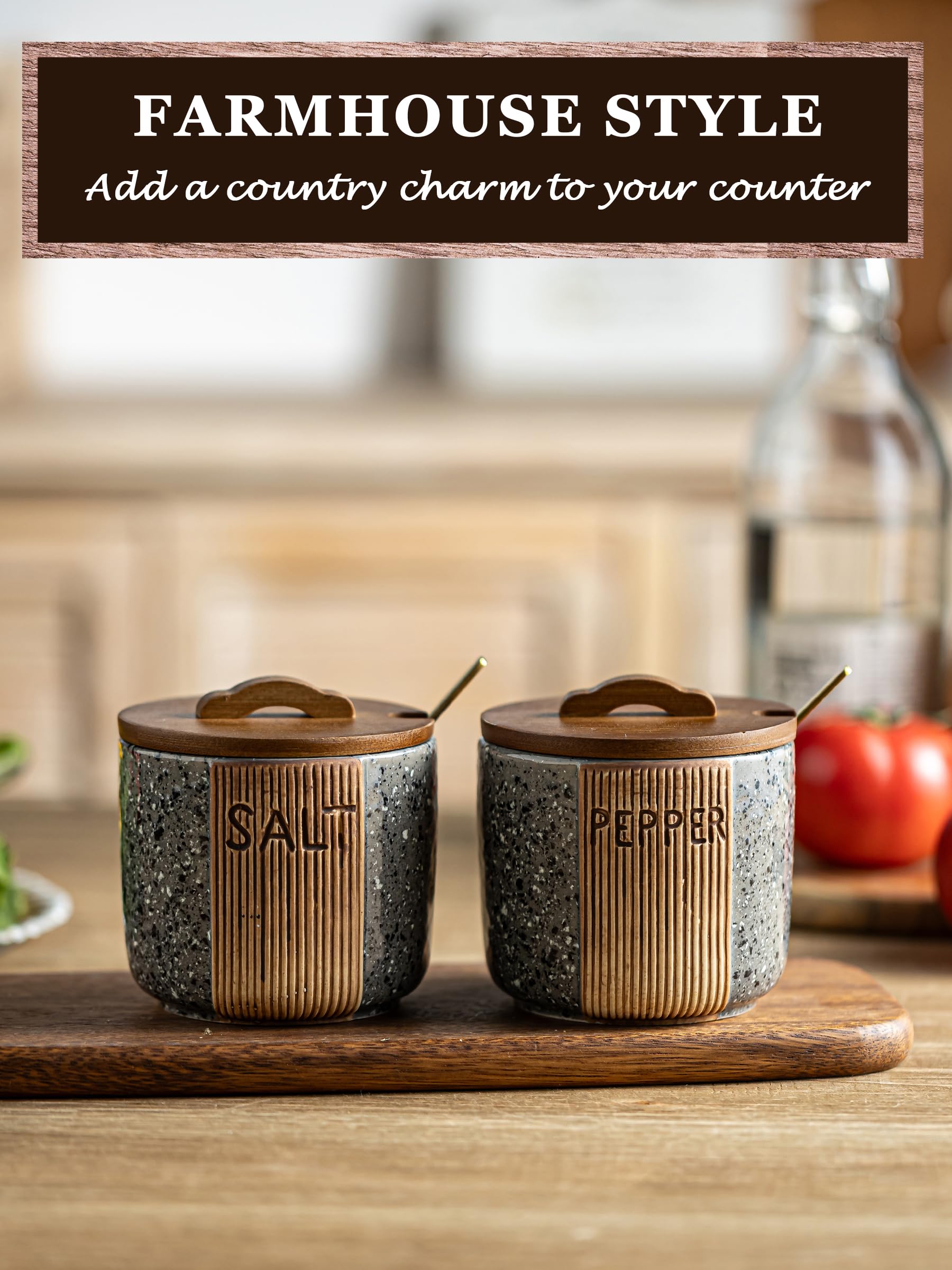 YHOJOY compact 10 oz seasoning bowl fits busy countertops.