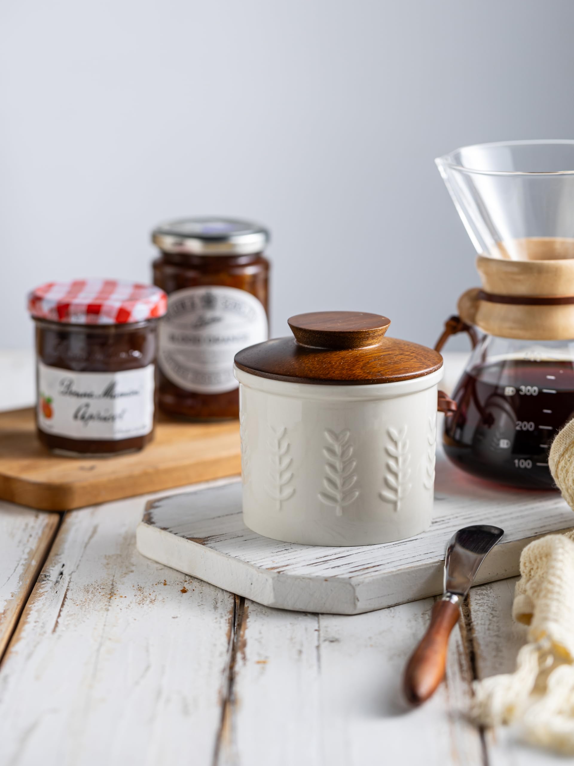 YHOJOY Butter Crock base is dishwasher-safe for easy cleanup