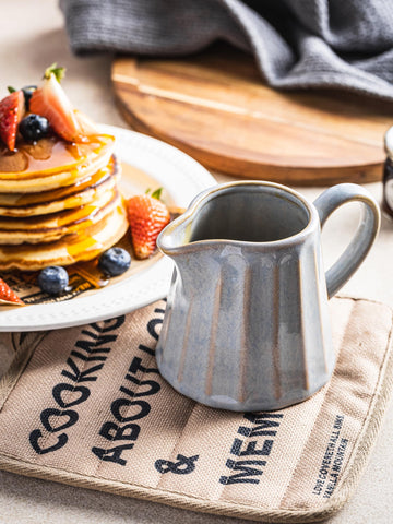 YHOJOY ceramic creamer pitcher styled for cozy tables and daily meals.