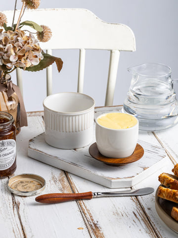 YHOJOY compact butter keeper on dining table