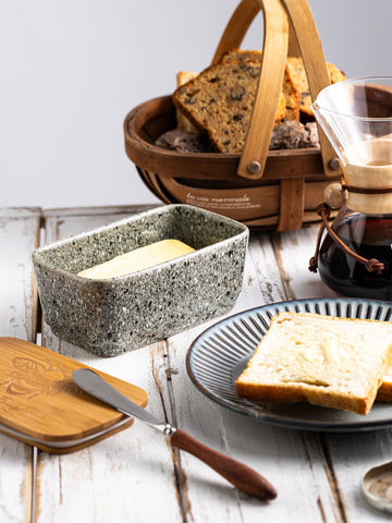 YHOJOY generous size fits most butter brands on countertops