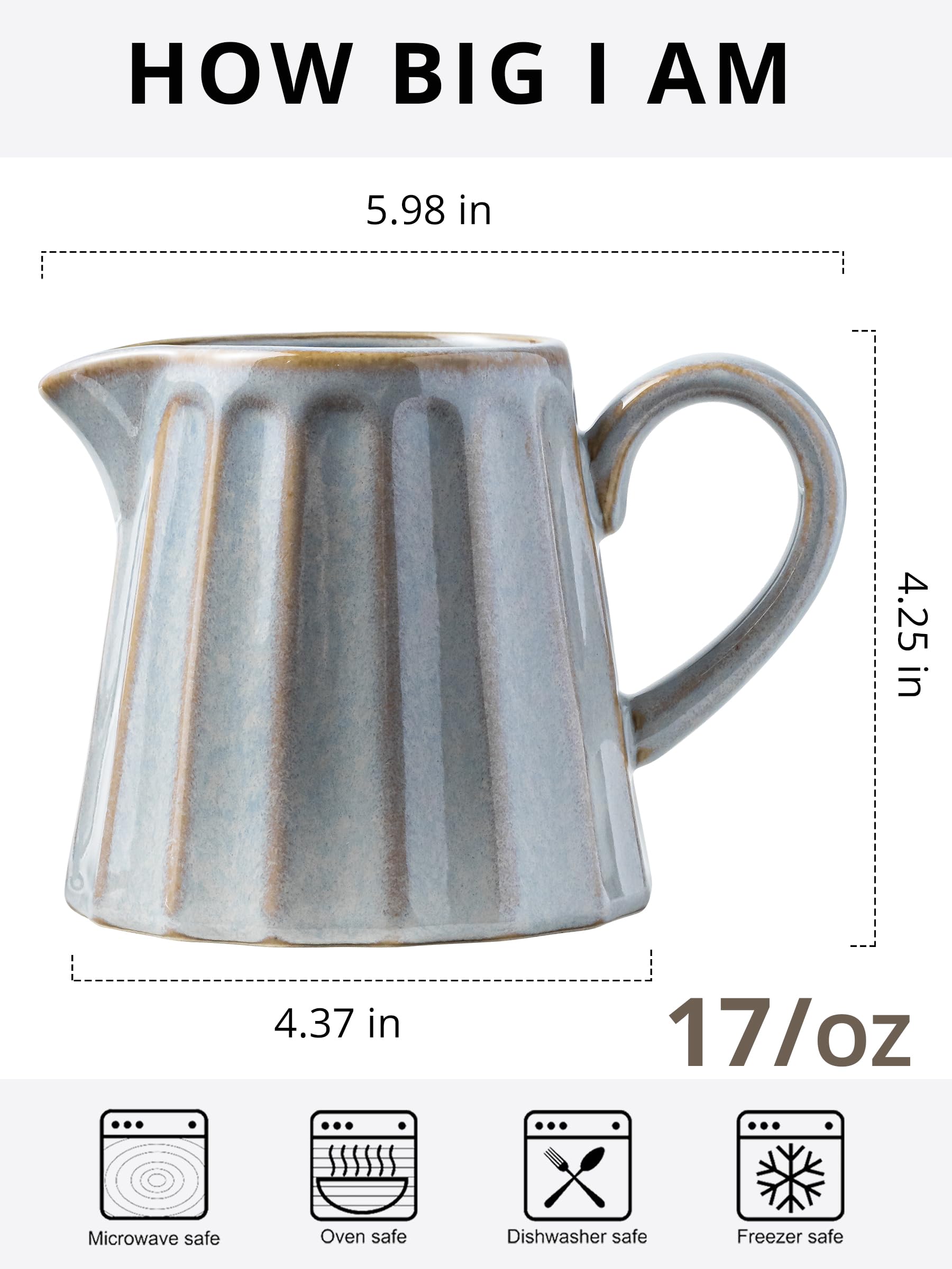 YHOJOY creamer pitcher handle design for precise, drip-free pouring in daily coffee rituals.