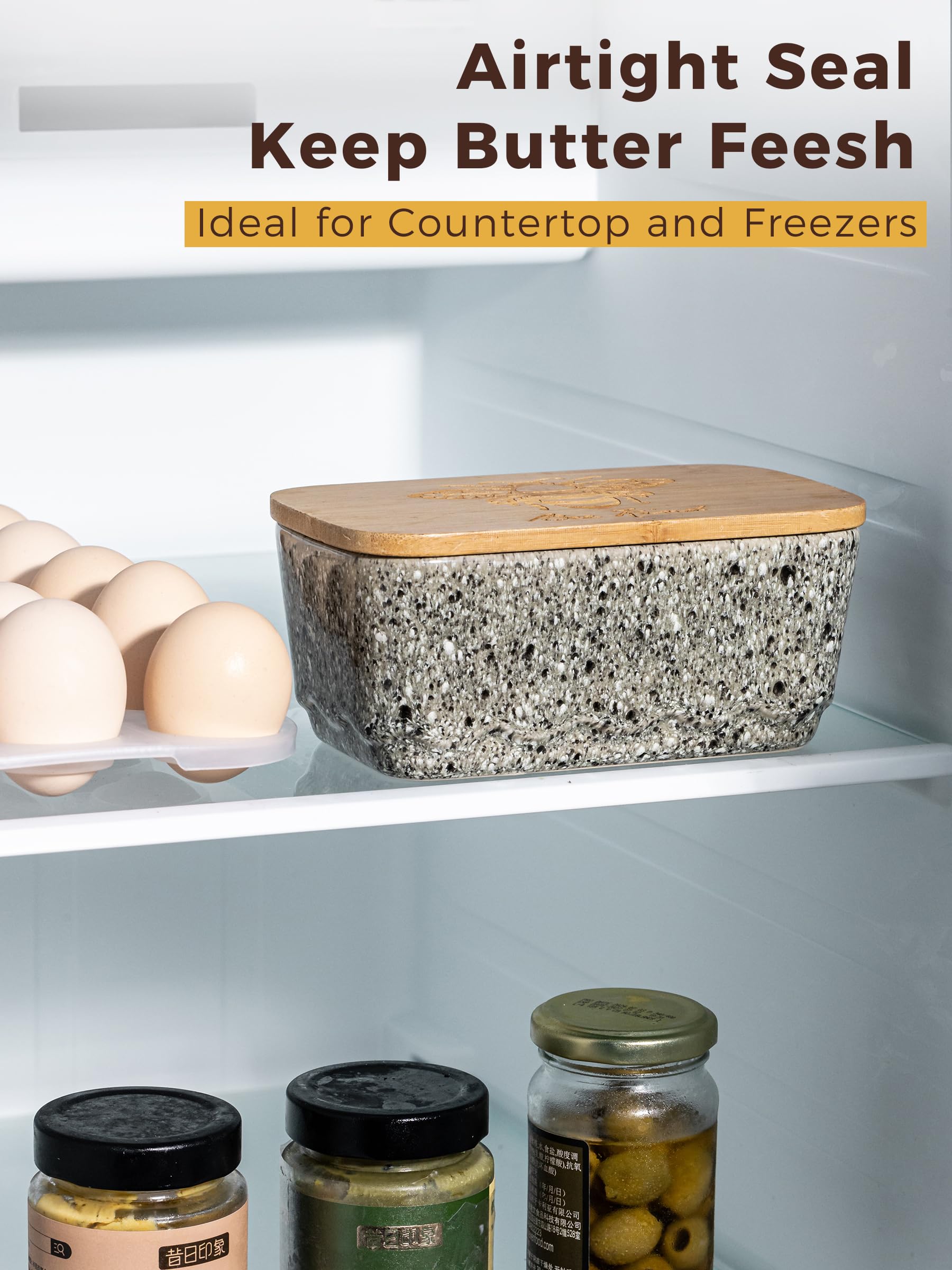 YHOJOY ceramic body is dishwasher safe for easy cleanup after meals