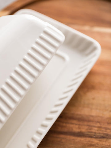 YHOJOY elegant kitchen butter dish in ceramic elevates everyday rituals