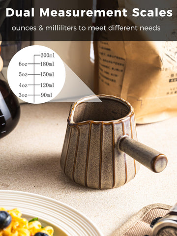 YHOJOY 6 oz capacity cup ideal for two espresso shots