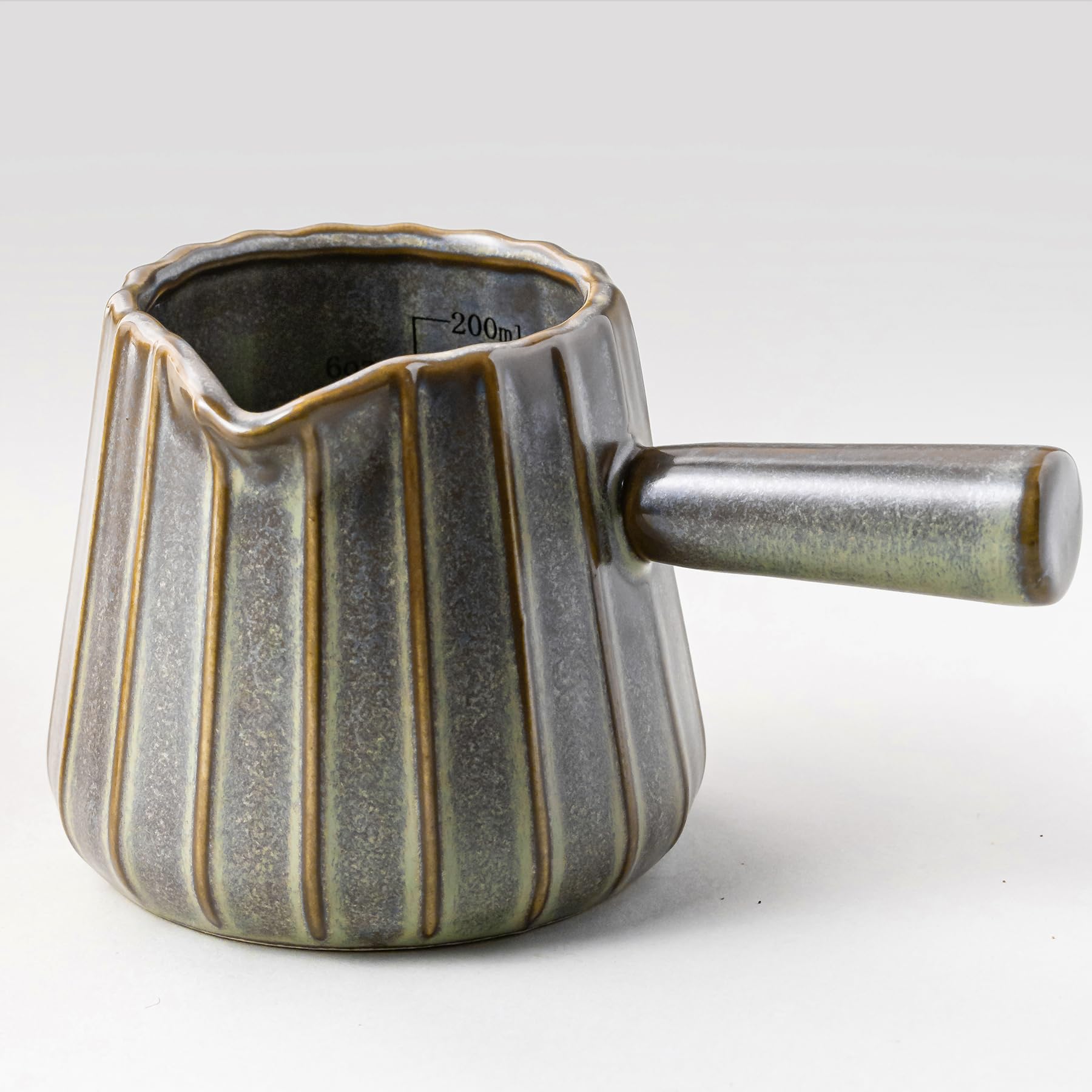 YHOJOY espresso cup with spout for clean, mess-free pouring.