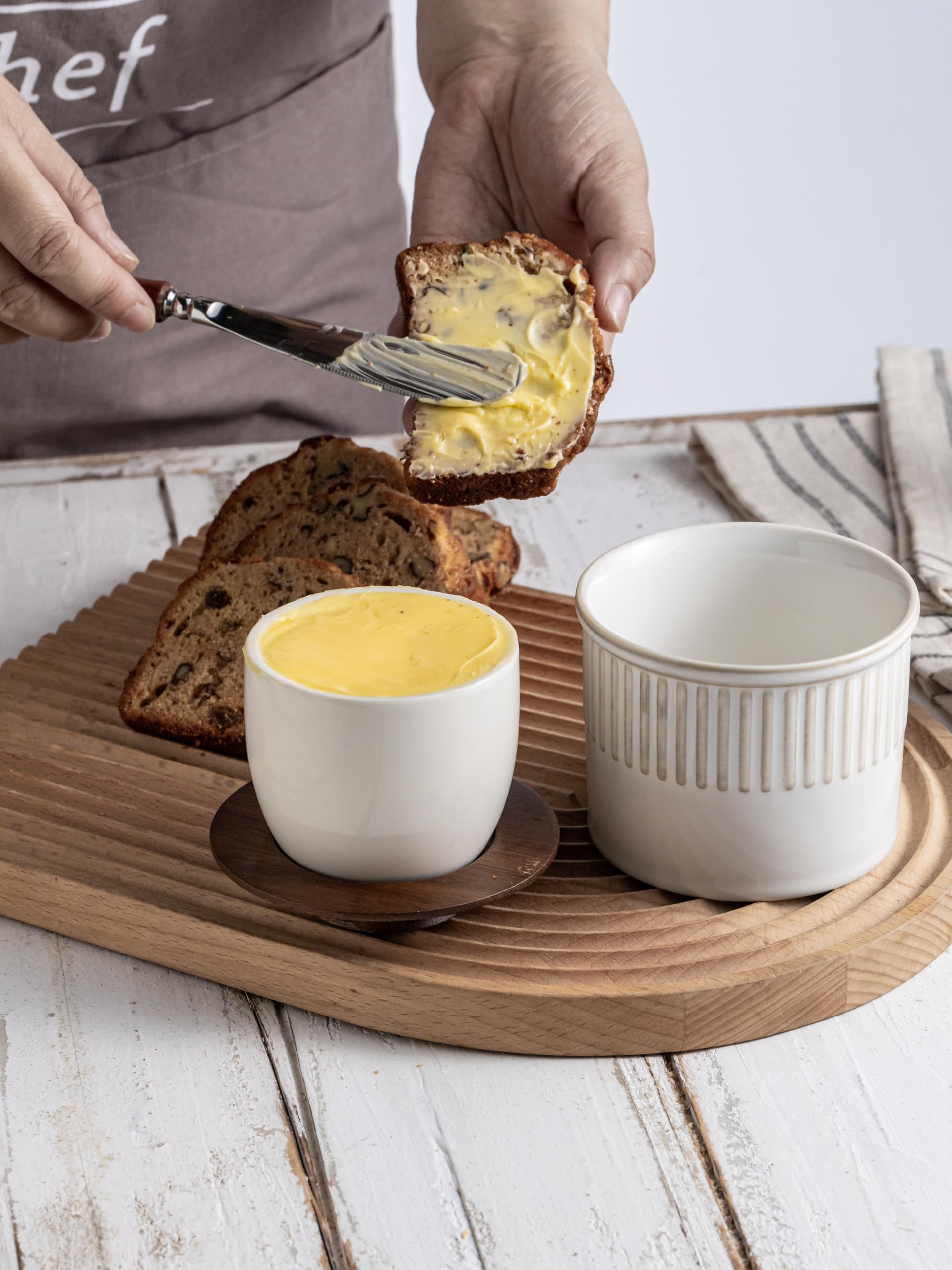 YHOJOY porcelain butter keeper durability and easy maintenance