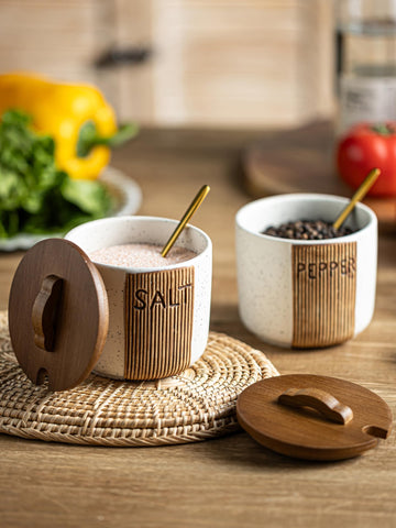 YHOJOY dishwasher-safe ceramic salt pepper bowl