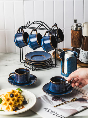 YHOSSEUN metal stand keeps cups organized on your counter.