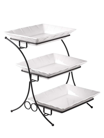 YHOSSEUN 3-tier serving stand showcasing an elegant party display and easy serving